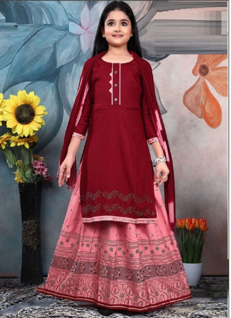 Ridhi 3 Readymade Dress Girls Kids Catalog